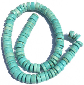 79 Fine Turquoise Heishi Gemstone beads Stone beading Supplies 79 Fine Turquoise Heishi Gemstone beads Stone beading Supplies