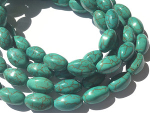 Natural Green Turquoise Oval Gemstone beads Stone Beading Supplies Natural Green Turquoise Oval Gemstone beads Stone Beading Supplies