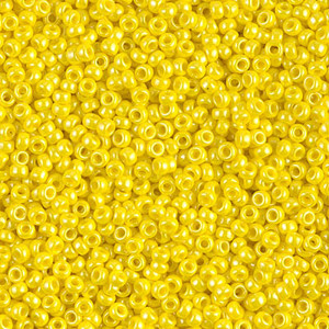 Japanese Miyuki Opaque Yellow Luster Glass Seed beads Japanese Miyuki Opaque Yellow Luster Glass Seed beads