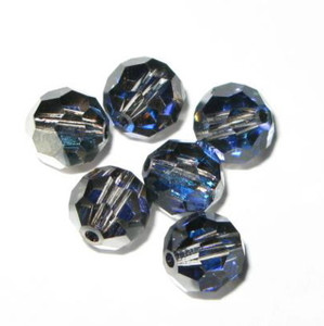 Authentic Swarovski Crystal Sky blue AB Faceted Round Beads 8mm Authentic Swarovski Crystal Sky blue AB Faceted Round Beads 8mm