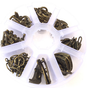 350 Antique Bronze Toggle Clasps Assorted Jewelry Supplies 350 Antique Bronze Toggle Clasps Assorted Jewelry Supplies
