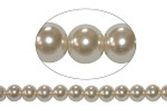 10mm Czech round smooth Glass Pearl