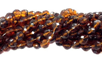 10mm Czech Tortoise-shell fire Polished Glass beads