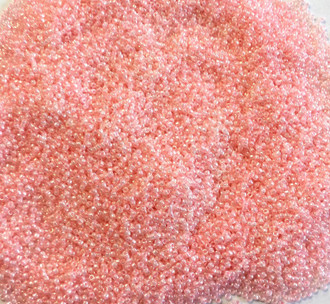 15/0 Japanese Lt Peach Glass Seed Beads 28 Grams 