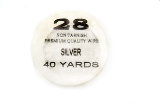 28 Ga Non Tarnish Silver Plated 40 yard