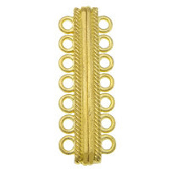 7 Strands Gold Plated Magnetic Clasps