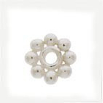 Fine Bali Sterling Silver spacer bead