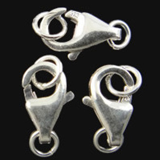 Fine Sterling Silver  Lobster Claws Trigger Clasp