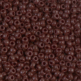 Japanese Opaque Chocolate Glass Seed beads 28 Grams
