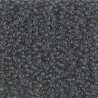 Japanese Transparent Matte Gray Glass Seed beads 28 Gram