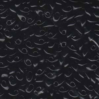 Miyuki Long Magatama Black Beads 15 grams