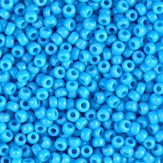 Miyuki Opaque Light Blue Beads 6/0