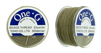 Toho One-G Thread 50 Yd Spl  Khaki