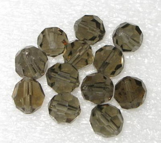 authentic Swarovski smoke grey crystal beads