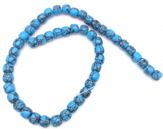 Natural Blue Turquoise Gemstone beads Stone