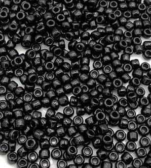  Miyuki Japanese Matte Black Glass Seed Beads 28 grams