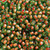 8/0 Japanese Lined Peridot Orange Glass Seed beads 28 Gram 8/0 Japanese Lined Peridot Orange Glass Seed beads 28 Gram