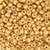 8/0 Round Matte Gold Permanent Galvanized Glass Beads 15Gram 8/0 Round Matte Gold Permanent Galvanized Glass Beads 15Gram