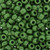 Japanese Opaque Dark Green Glass Seed beads 28 Gram Japanese Opaque Dark Green Glass Seed beads 28 Gram