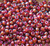 Japanese Pink Lined Ruby Red AB Glass Seed beads Japanese Pink Lined Ruby Red AB Glass Seed beads