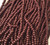 6/0 Czech Seed Beads Opaque Chocolate Brown Glass 6 strands-seed beads 30 grams 6/0 Czech Seed Beads Opaque Chocolate Brown Glass 6 strands-seed beads 30 grams