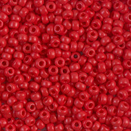 8/0 Opaque Red Round Japanese Glass  Seed Beads-100 Grams