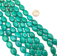 15x 11mm Turquoise oval Gemstone beads