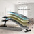 Abdominal Twister Trainer with Adjustable Height Exercise Bench-Blue - Color: Blue