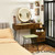 Modern Dressing Table with Storage Cabinet-Black