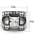 TK1072 - High polished (no plating) Stainless Steel Ring with AAA Grade CZ  in Clear