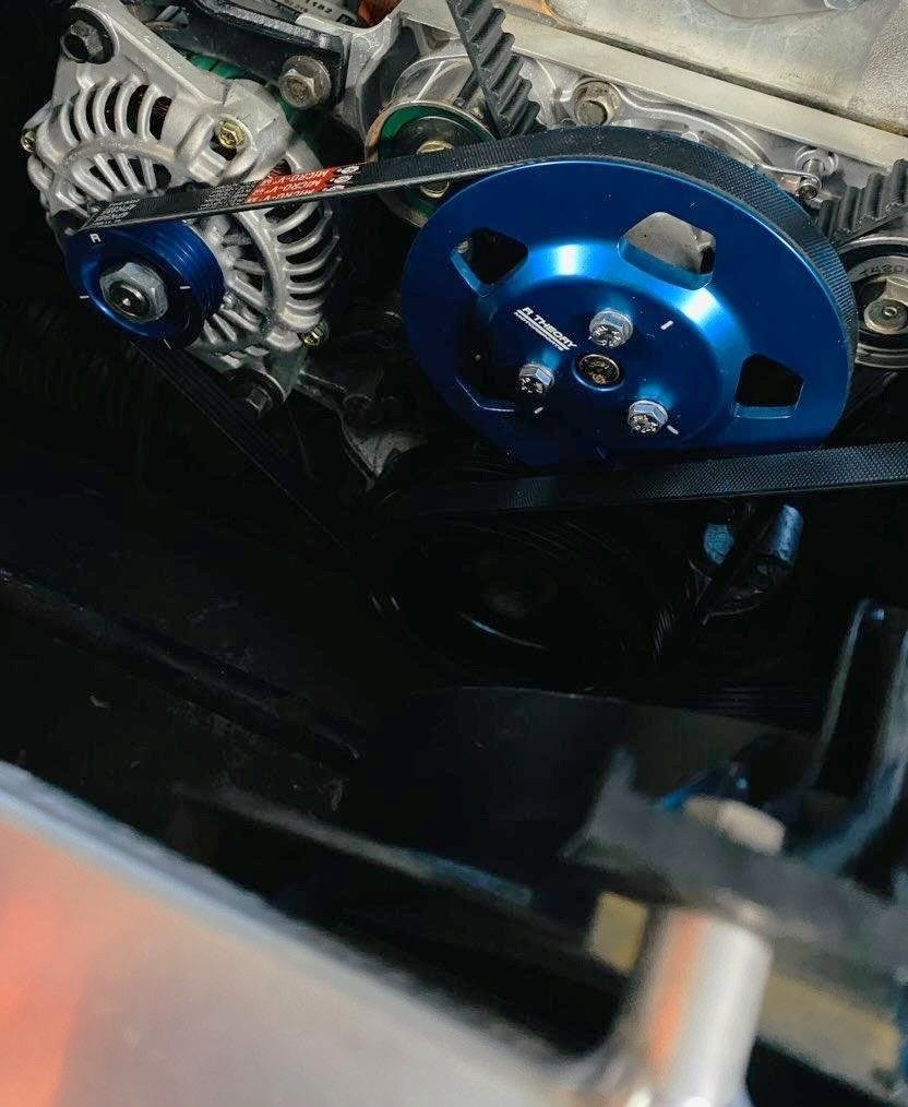 NA/NB MX5 Miata Billet Aluminum Alternator and Water Pump Pulley *Set