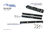 Bike Rack License Plate Quick Release System - Carbon-Reinforced Plastic