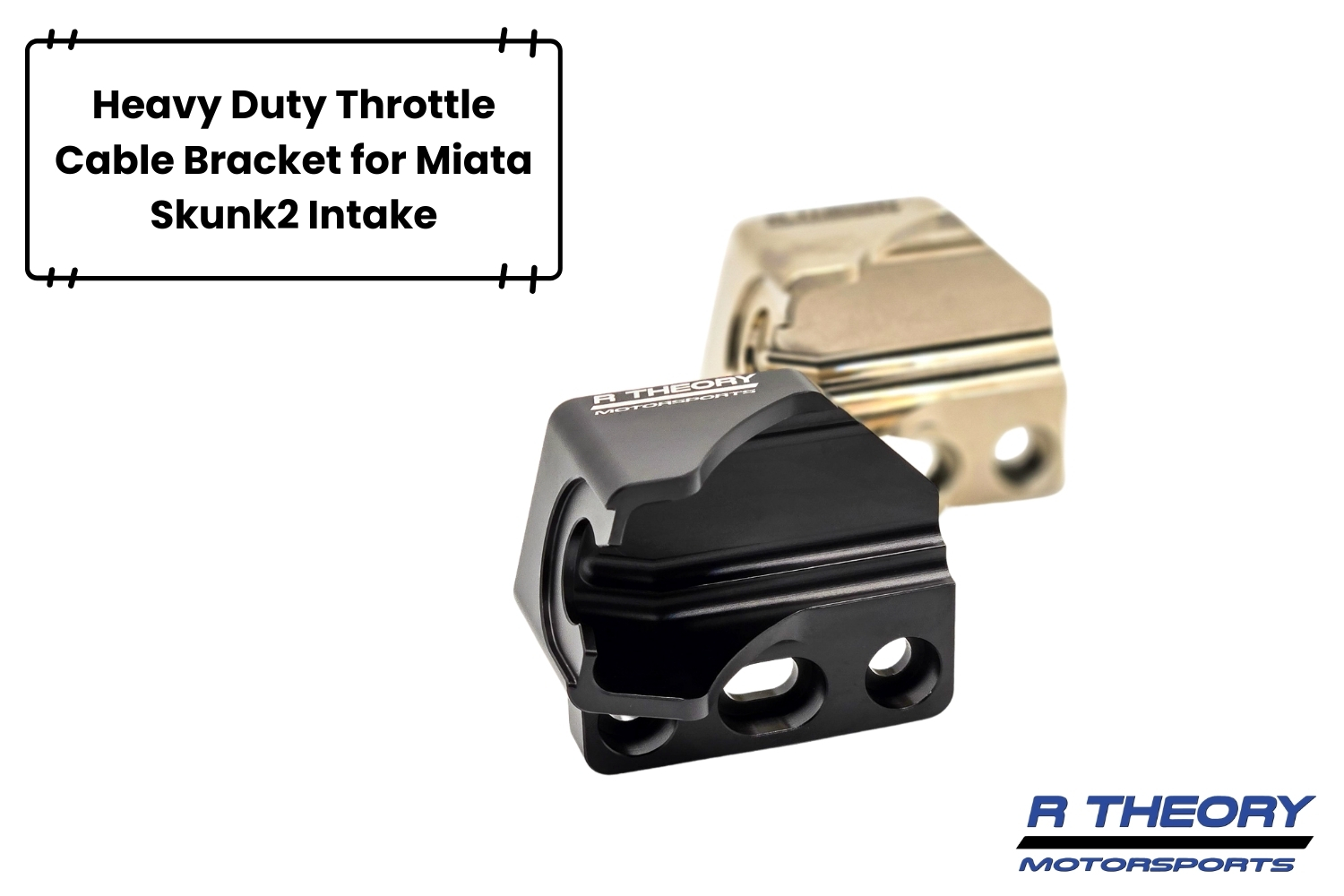 Upgrade Your Miata's Engine Bay with R Theory’s Billet Throttle Cable Bracket for Skunk2 Intake Manifolds