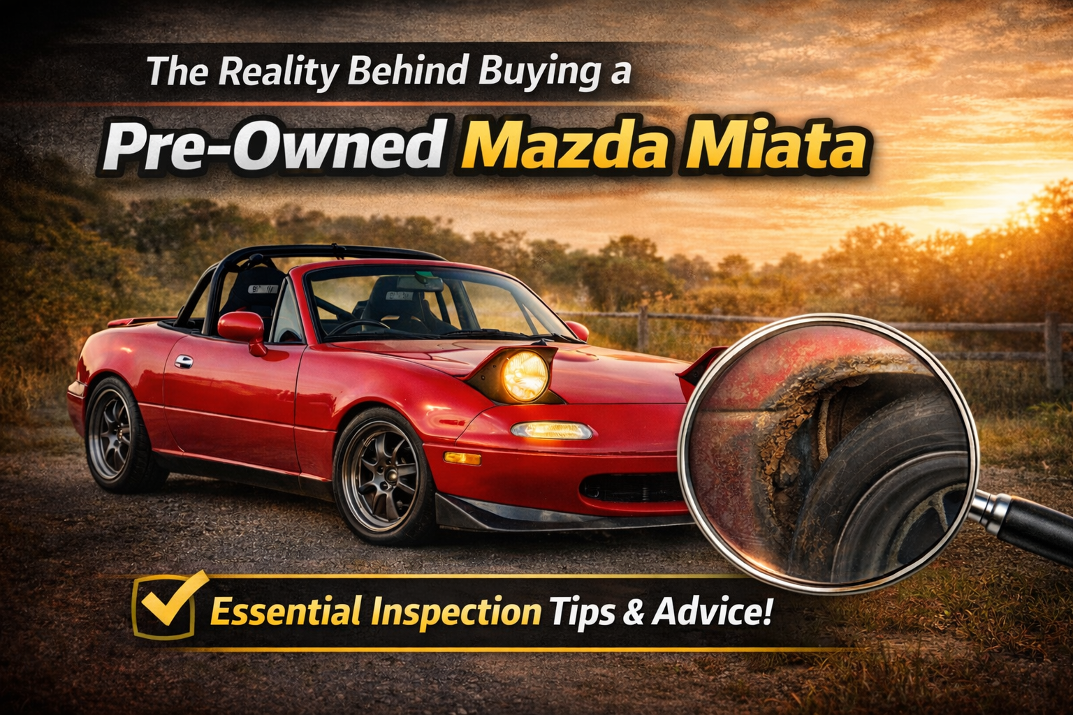 Buying a Pre-Owned Mazda Miata: The Pre-Purchase Inspection Checklist