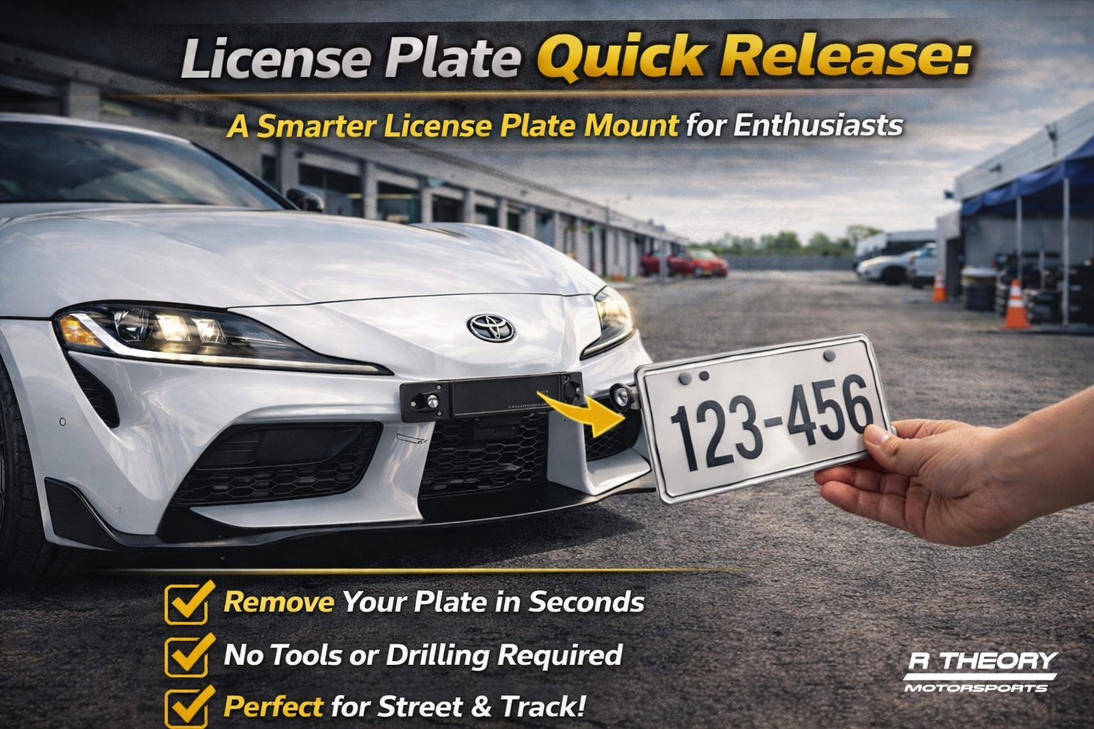 License Plate Quick Release: Why It's a Track Day Essential