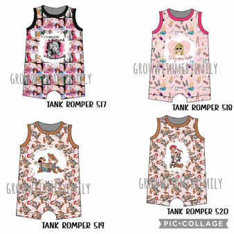 Tank Shorts Rompers