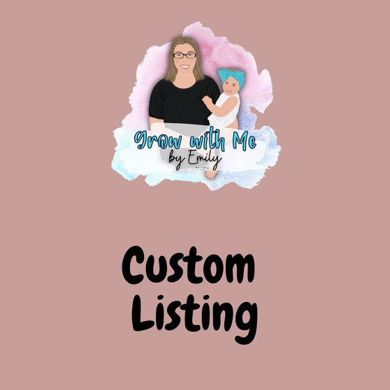 Custom Listing for Mariah Steele