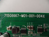 756XECB02K0600, 715G6667-M01-001-004K, XECB02K060020XVizio Main Board