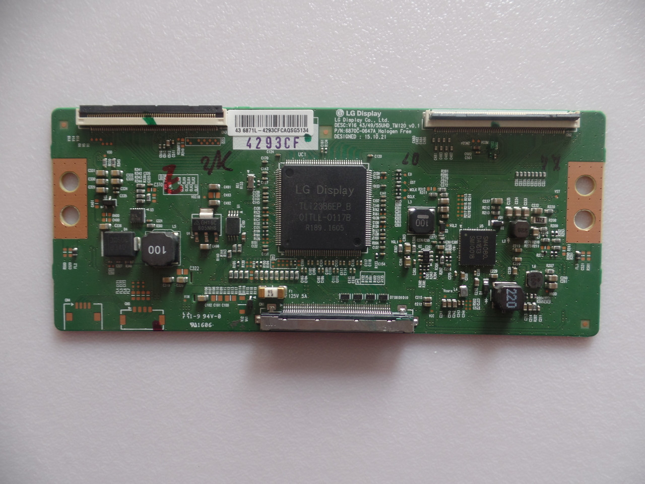 6871L-4293C, 6870C-0647A LG T-Con Board. 