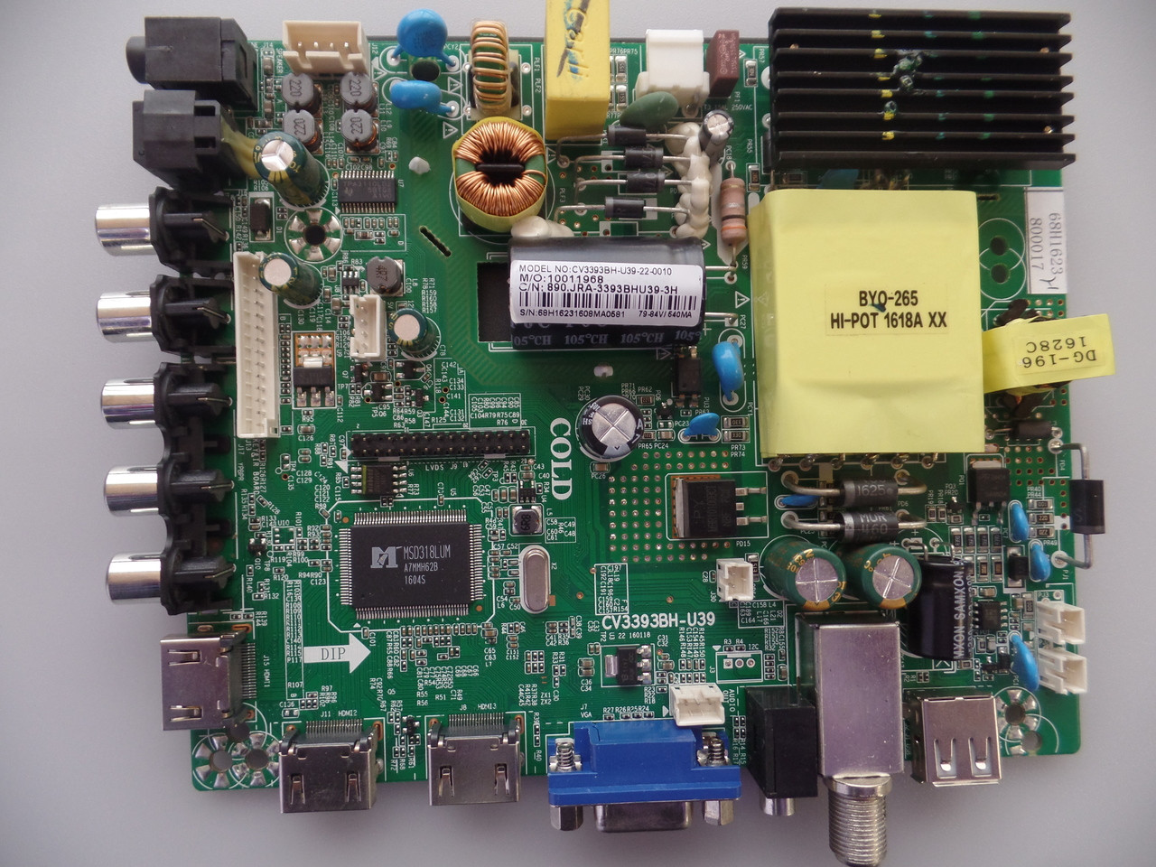 CV3393BH-U39-22-0010 Main / Power Supply for PIXEL LE-4329