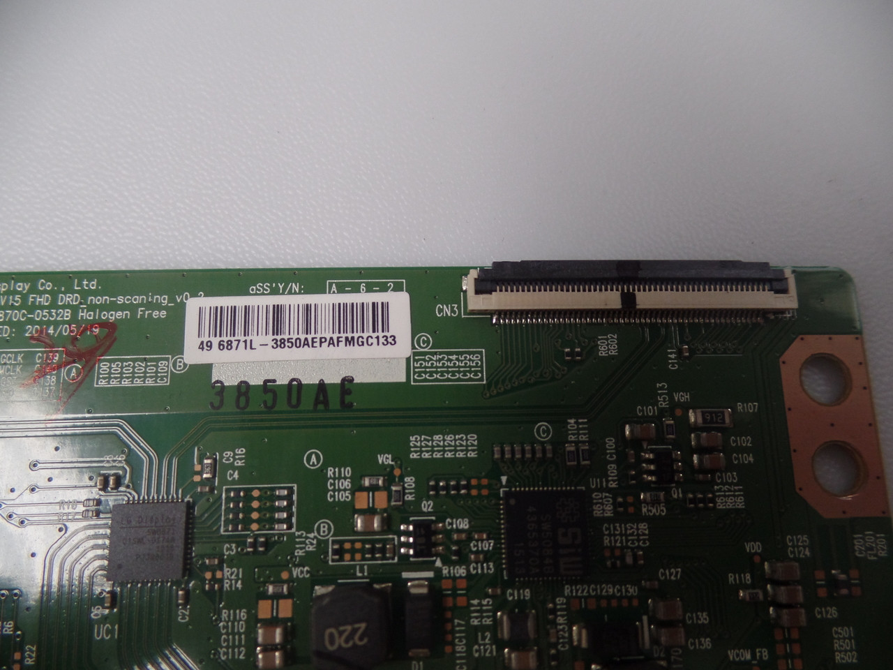 6871L-3850A, 6870C-0532B T-Con Board LG  49L310U LE49A509