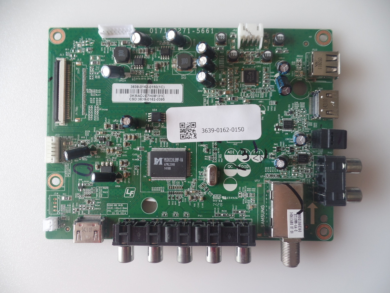 3639-0162-0150, 0171-2271-5661 Main Board Vizio D390-B0