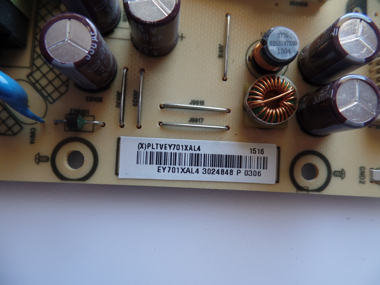 PLTVEY701XAL4 Power Supply Sharp LC-50LB371U