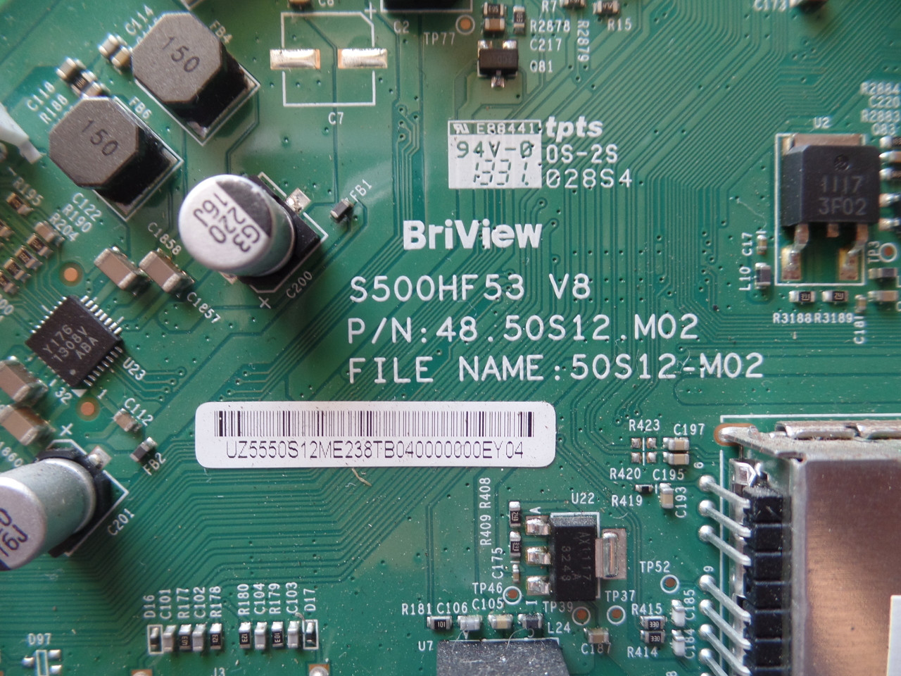 55.50S12.ME2 Insignia Main Board for NS-50D40SNA14 