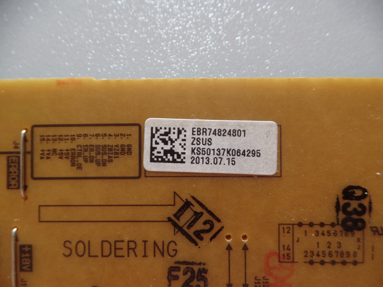EBR74824801, EAX64561301 LG ZSUS Board for 50PN4500-UA