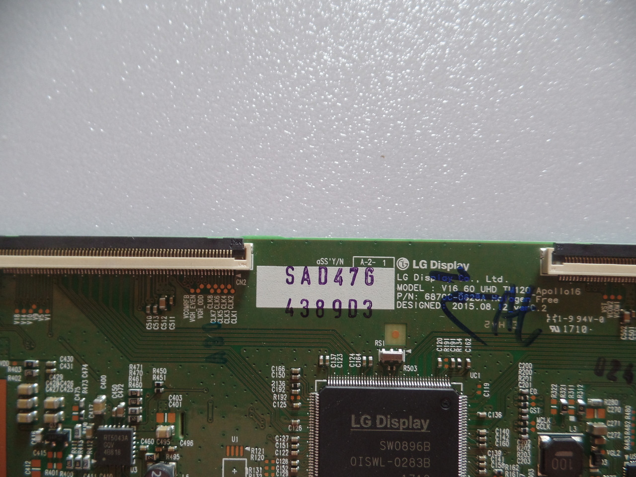 6871L-4389D, 6870C-0628A LG T-Con Board for 60UH615A-UC 60UH6090-UF 60UH6030-UC