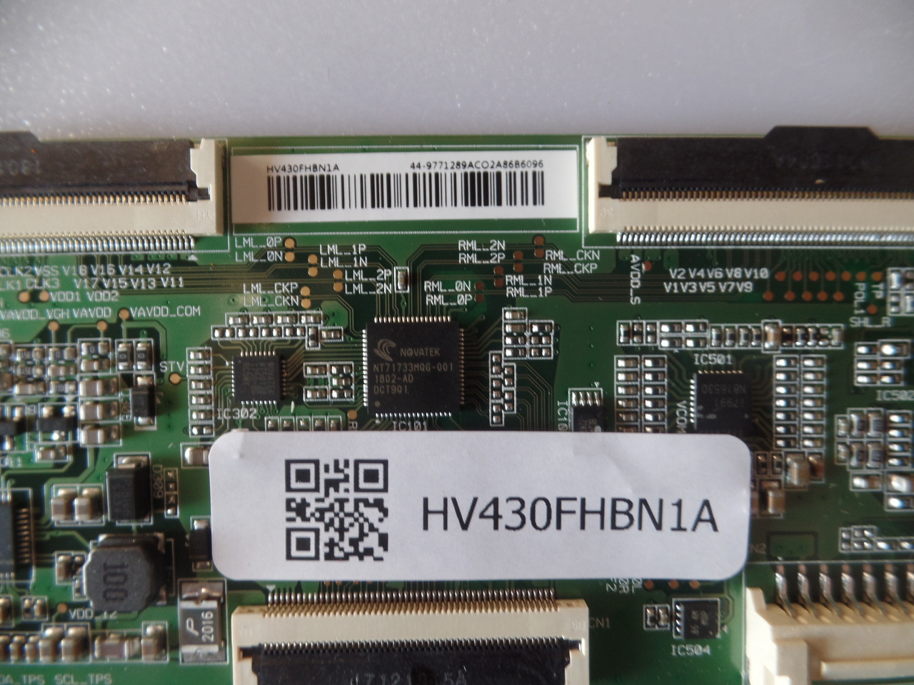 HV430FHBN1A Samsung T-Con Board
