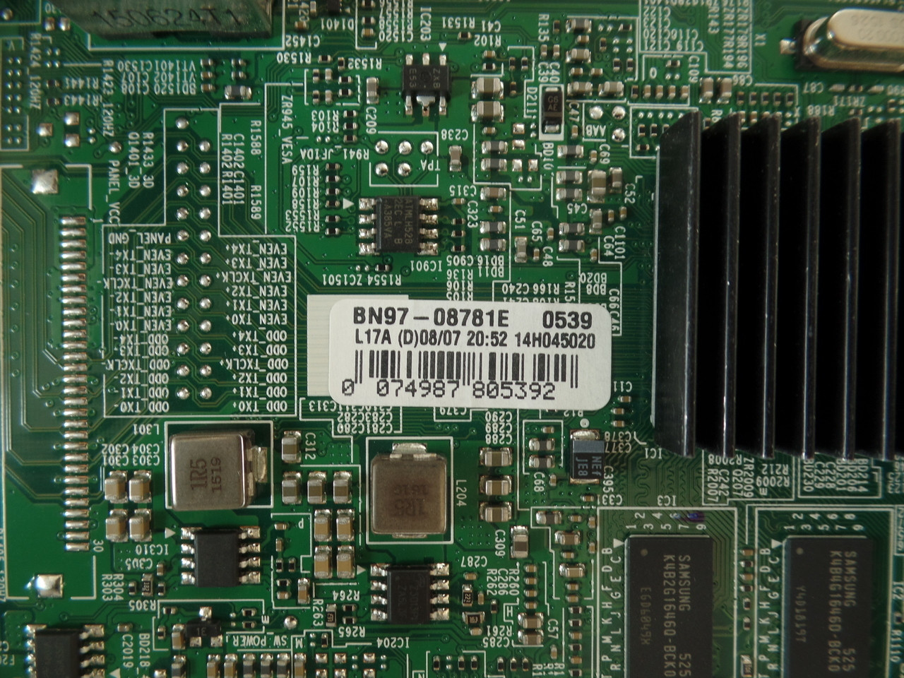 BN94-08470B SAMSUNG MAIN BOARD FOR UN32J5205AFXZA