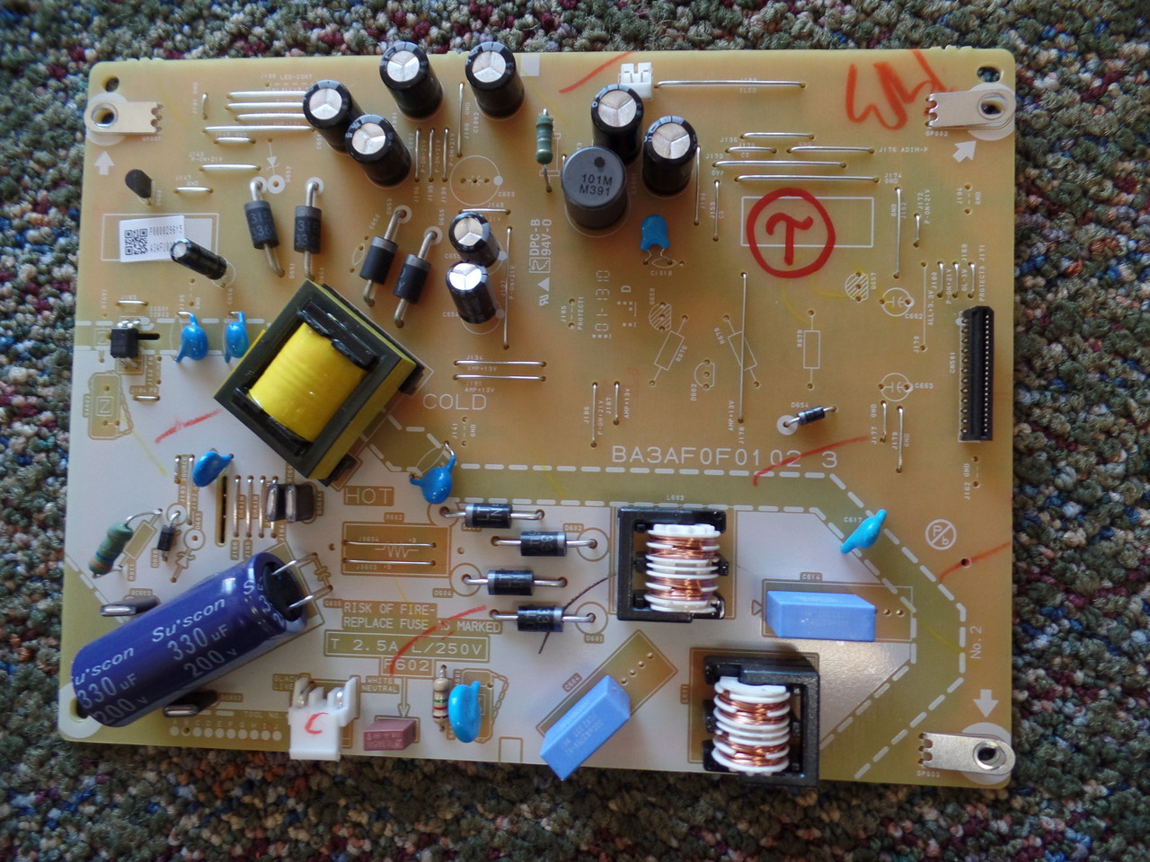 Emerson A3AFUMPW-001 Power Supply Unit for LF320EM4 (ME5 serial)