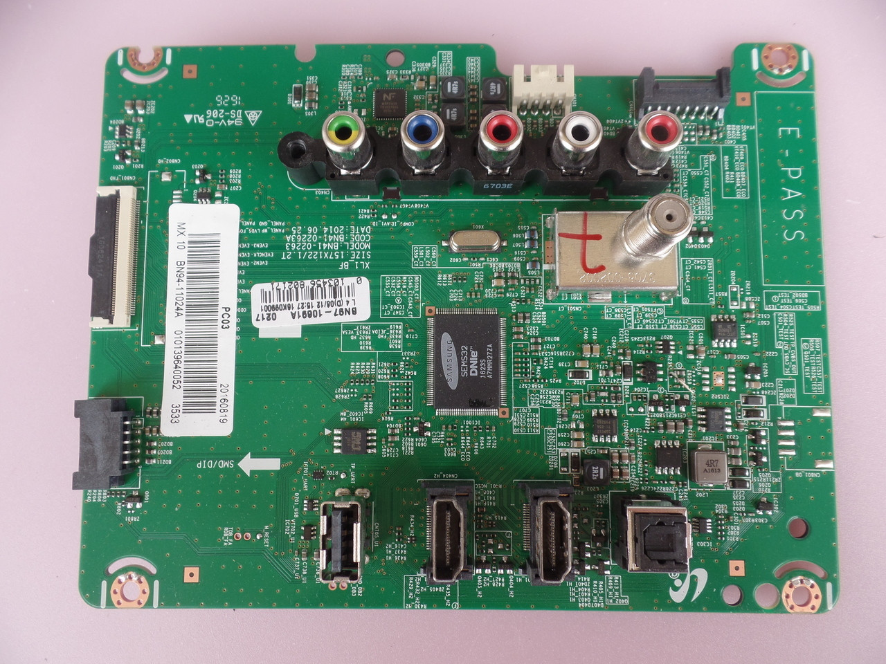 BN94-11024A Samsung Main Board for UN40H5003AFXZA Version ID01, IF02, LF04, IF06